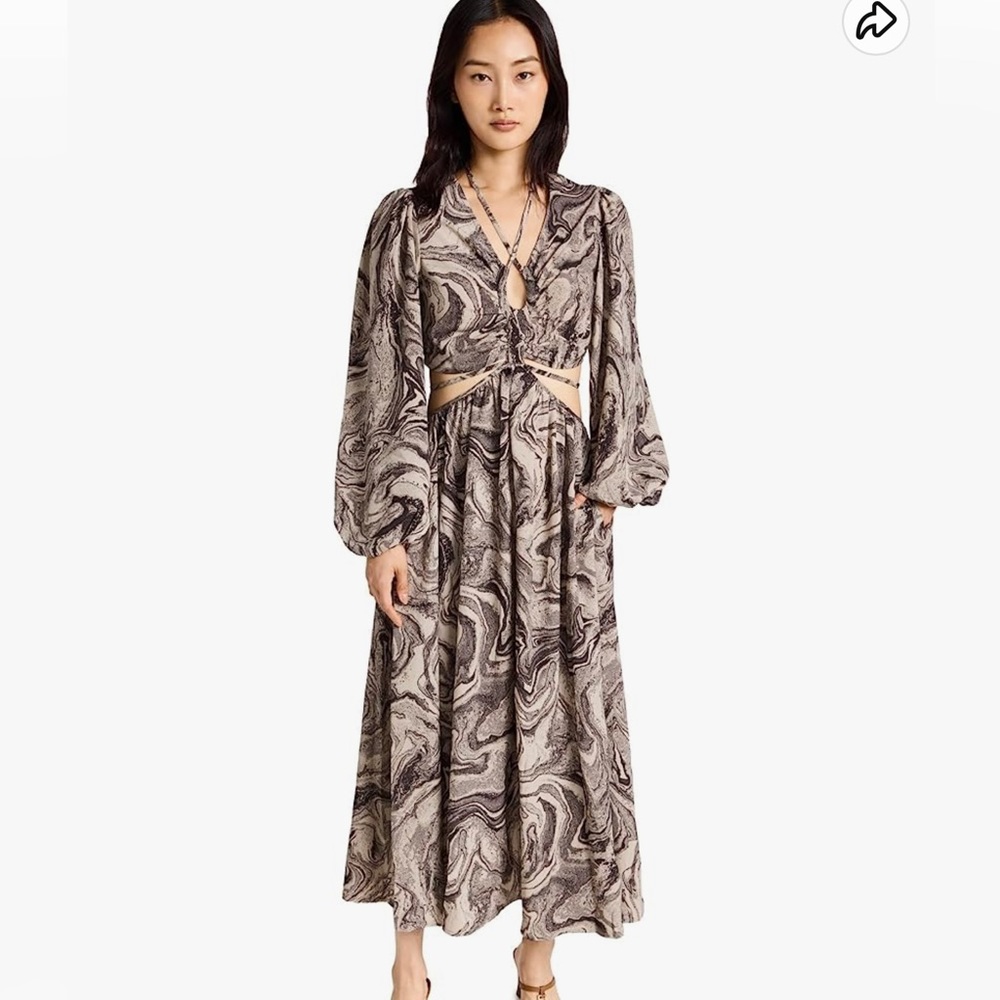NWT Moon river cut out dress